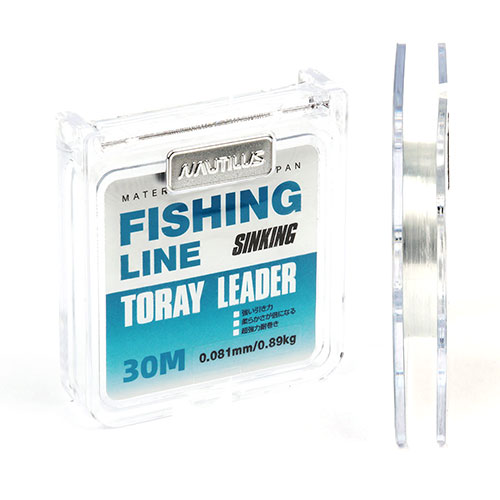 Леска Nautilus Toray Leader 0,121мм.,2,22кг, 30м.clean - купить по доступной цене Интернет-магазине Наутилус