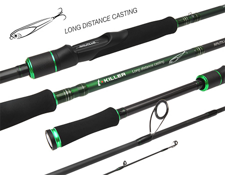 Спиннинг Nautilus T-Killer T-KS-932MH 282см 10.5-32гр* - купить по доступной цене Интернет-магазине Наутилус