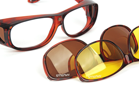 Очки поляризационные Nautilus V01 линзы ТАС коричневые, желтые, кейс - купить по доступной цене Интернет-магазине Наутилус