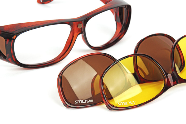 Очки поляризационные Nautilus V01 линзы ТАС коричневые, желтые, кейс - купить по доступной цене Интернет-магазине Наутилус