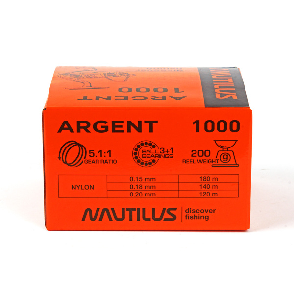 Катушка Nautilus Argent 1000* - купить по доступной цене Интернет-магазине Наутилус