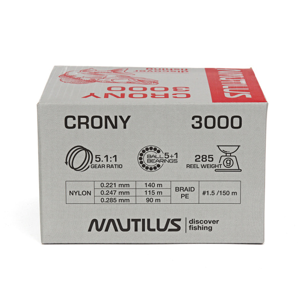 Катушка Nautilus Crony 3000 - купить по доступной цене Интернет-магазине Наутилус